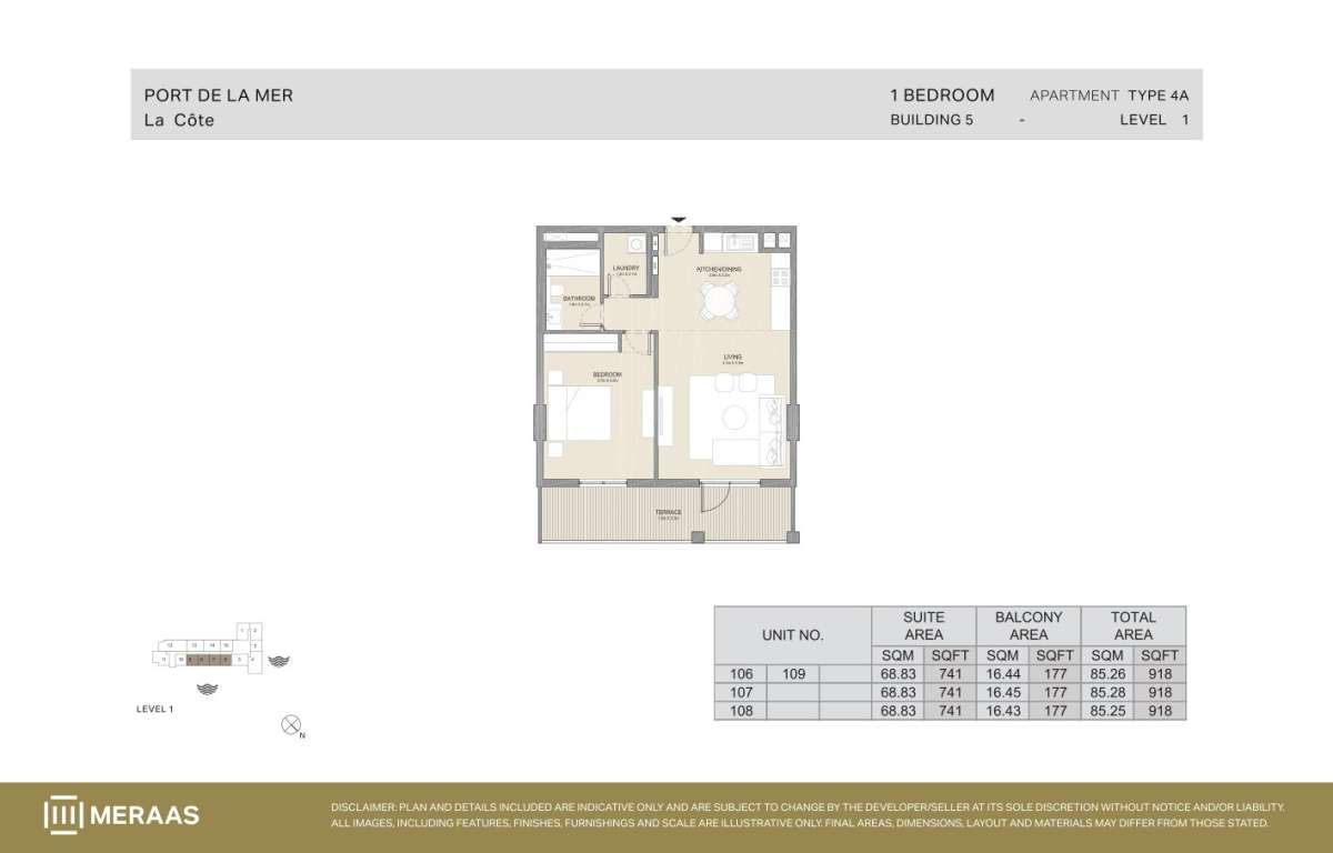 Type 4A - Unit 106,107,108,109
